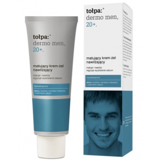TOŁPA MEN 20 +MATUJACY - KREM - ŻEL NAWILŻAJĄCY 40 ML