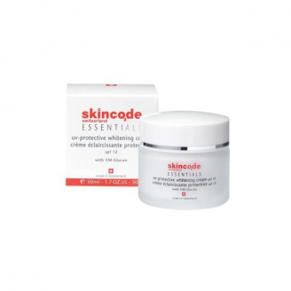 SKINCODE PROTECTIVE WHITENING CREAM KREM ROZJAŚNIAJACY SPF 12 50 ML