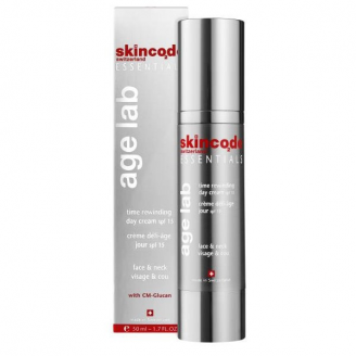 SKINCODE TIME REWINDING DAY CREAM SPF 15 KREM COFAJĄCY CZAS NA DZIEŃ 50 ML
