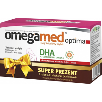 Omegamed Optima, 30 kapsułek Dha + 30 kapsułek Optima