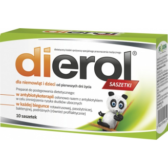 DIEROL 10 SASZETEK DLA DZIECI I NIEMOWLĄT