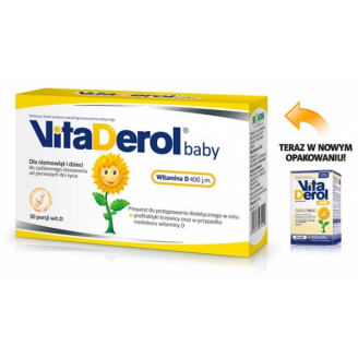 VITADEROL BABY WITAMINA D 30 PORCJI TWIST-OFF