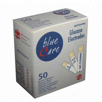 Paski BlueCare do mierzenia poziomu glukozy Opakowanie 50sztuk (ref.BSI 3860380PL)