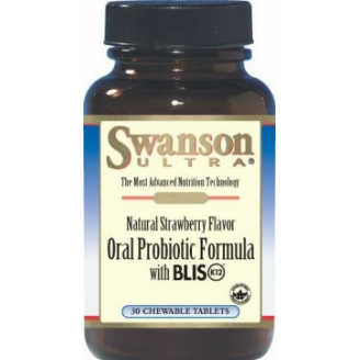 Swanson, Probiotyczna formuła dla jamy ustnej, 30 tabletek