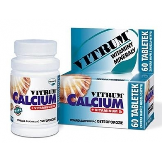 Vitrum Calcium 1250 + Vit D3, 60 tabletek