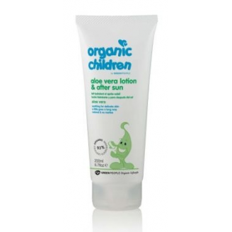 Green People Nawilżający Aloesowy Balsam po Opalaniu dla dzieci