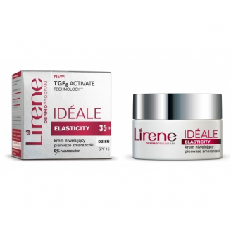 LIRENE ELASTICITY 35+  KREM NIWELUJĄCY PIERWSZE ZMARSZCZKI NA DZIEŃ SPF 15 50 ML
