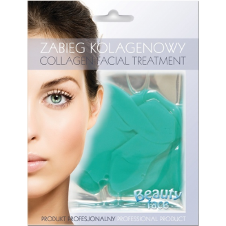 BEAUTYFACE WITAMINOWO ENERGETYZUJĄCA KOLAGENOWA MASKA Z ZIELONĄ HERBATĄ I WITAMINAMI - GOTOWY PROFESIONALNY ZABIEG