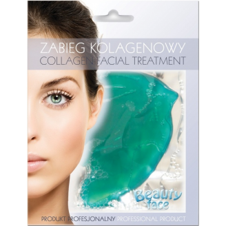 BEAUTYFACE UJĘDRNIAJĄCO NAPINAJĄCA KOLAGENOWA MASKA Z MIKROELEMENTAMI I MENTOLEM - GOTOWY PROFESIONALNY ZABIEG
