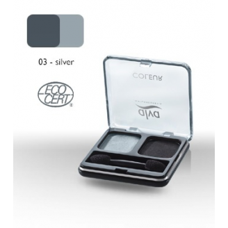 ALVA Duet cieni do powiek 03 - Silver