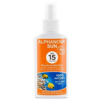 Alphanova Bio, Spray przeciwsłoneczny, Filtr 15
