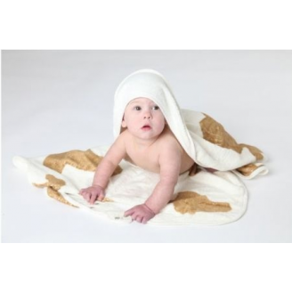 Cuddledry Baby Ręcznik Krowie Łatki