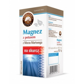 LABORATORIA NATURY MAGNEZ Z POTASEM Z MORZA MARTWEGO 60 KAPSUŁEK