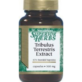 Swanson, Tribulus Terrestris Extract 500 mg, 60 kapsułek