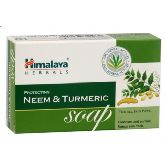 HIMALAYA MYDŁO OCHRONNE "NEEM I KURKUMA" 75 G