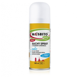 MOSBITO NATURA SUCHY SPRAY Z OLEJKIEM CITRONELLA AEROZOL 100 ML