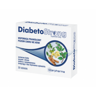 Diabetostrong, 30 tabletek