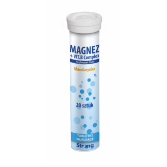 Magnez + Witamina B Complex, 20 tabletek musujących