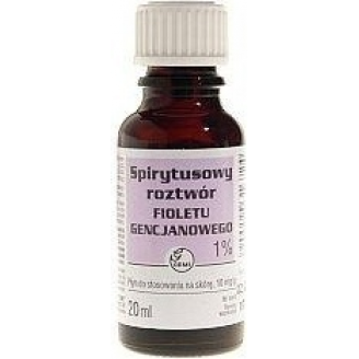 Fiolet gencj.1% rozt.spir. płyn  20ml