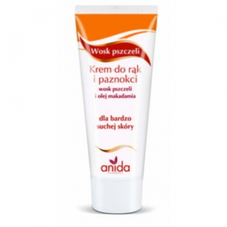 ANIDA, Krem do rąk i paznokci, Wosk pszczeli, 100ml