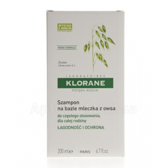 KLORANE szamp.n/bazie mlec.z owsa200ml 1