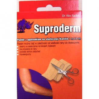 PLASTER SUPRODERM TKAN.Z KLEJEM 1M*6CM