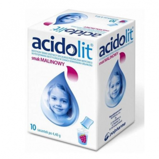 Acidolit, smak malinowy, 10sasz