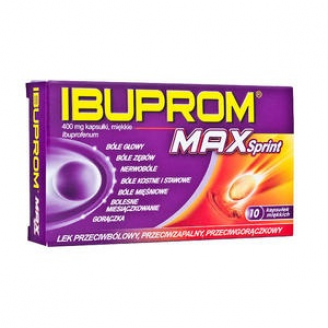 Ibuprom MAX Sprint 400mg 10 kaps