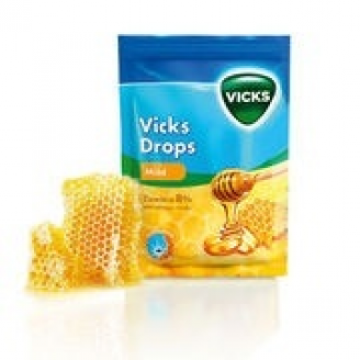 Vicks Drops Miód cukierki do ssania, 72 g