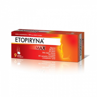Etopiryna Max 1 g 9 tabl.