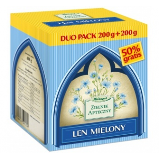 Zioła, Len mielony DUO PACK, 200+200 400 g