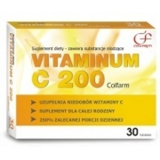 Vit. C Colfarm 200mg 30tabl