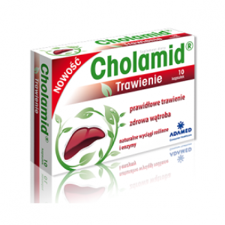 Cholamid Trawienie, 10 kaps.