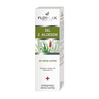 Flos-Lek, Żel z aloesem do skóry suchej, 200ml