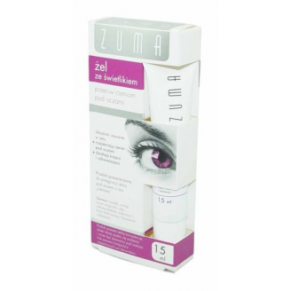 Zuma, Żel ze świetlikiem przeciw cieniom pod oczami, 15ml
