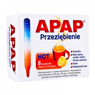 Apap Przeziębienie Hot 8sasz.