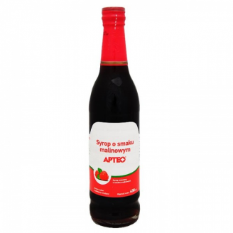 Syrop o smaku malinowym APTEO syrop 430ml