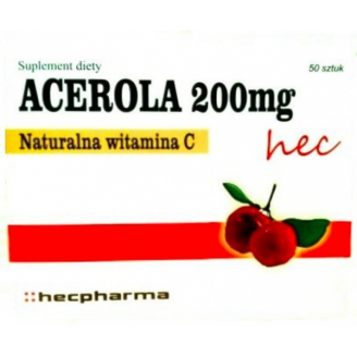 Acerola 200mg hec * 50tabl.    D
