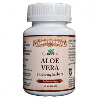 Aloe Vera z ziel.herbatą *60kapsGORVITA