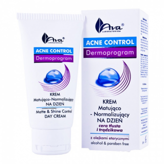 AVA Acne Control, krem,matuj,norm,n/dz,s.tl,tradz,20+,50ml