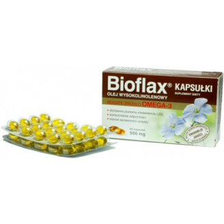 Bioflax Olej Wysokolinolenowy, 500 mg, kaps., 60 szt