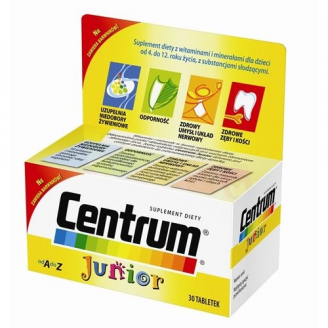CENTRUM JUNIOR SUPLEMENT DIETY TABL. * 30 SZT.