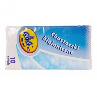 Chusteczki, hig.aha..., klips, 10 szt