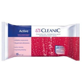 Cleanic, chusteczki,odswiez.,Active, 15 szt