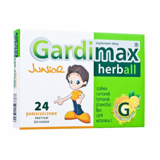 Gardimax herball Junior, pastyl.do ssania, 24 szt