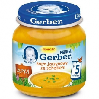 GERBER ZUPKA KREM JARZYN ZE SCHAB 130G