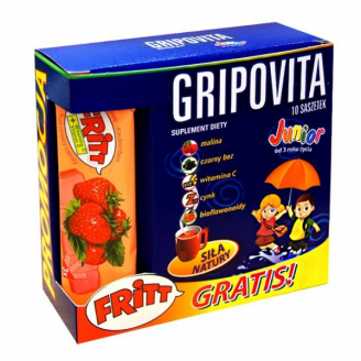 GRIPOVITA JUNIOR * 10  SASZ.+GUMA FRITT
