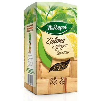 HERBATA ZIELONA LISCIASTA CYTR.80G H.LUB