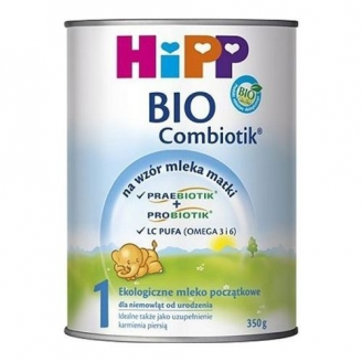 Hipp Bio 1 Combiotik, prosz., mleko poczatk., 350 g
