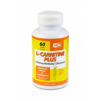 L-CARNITINE PLUS Z ZIELONĄ HERBATĄ I CHROMEM SUPLE